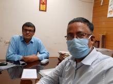 Raju Das with Dibyojit Dutta